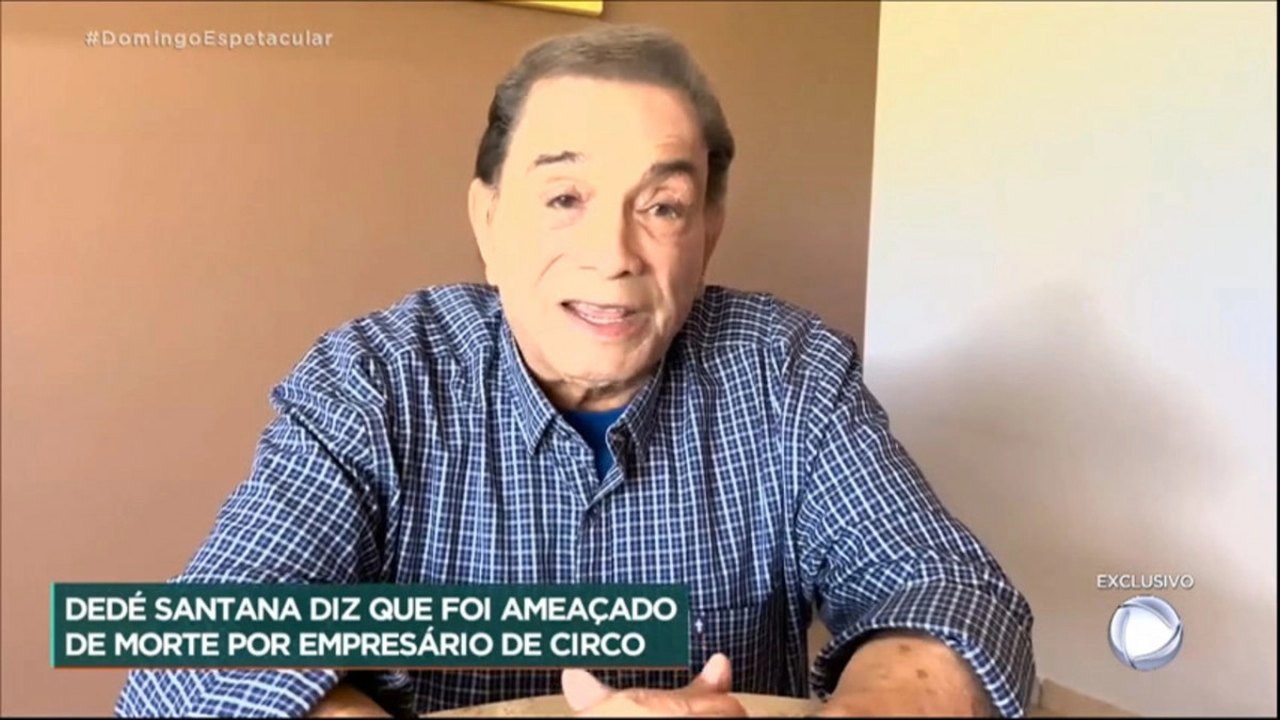 Dedé Santana diz estar sendo ameaçado por empresário, que nega a acusação