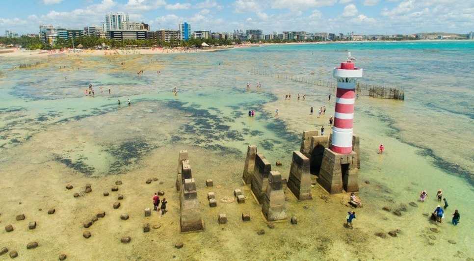 Praia de Ponta Verde, em Maceió / Foto: Émile Valões/Arquivo Secom Maceió