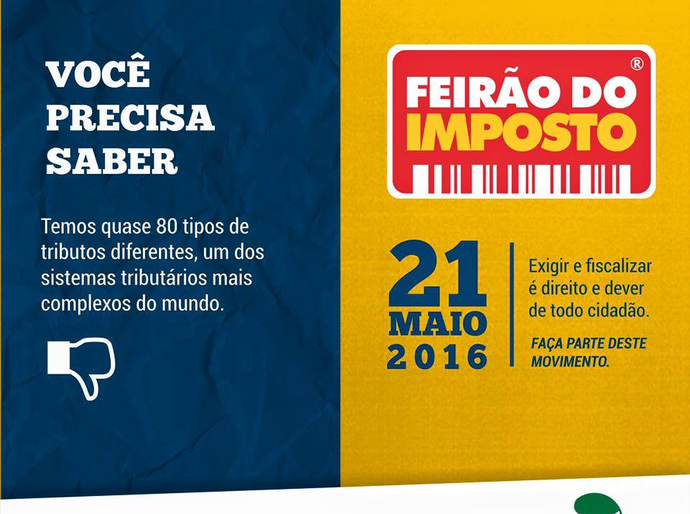 Exposição ‘Feirão do Imposto’, no Parque Shopping