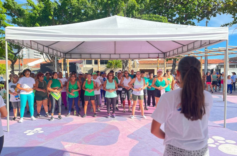 Saúde de Maceió promove aulão de atividades físicas no Parque da Mulher