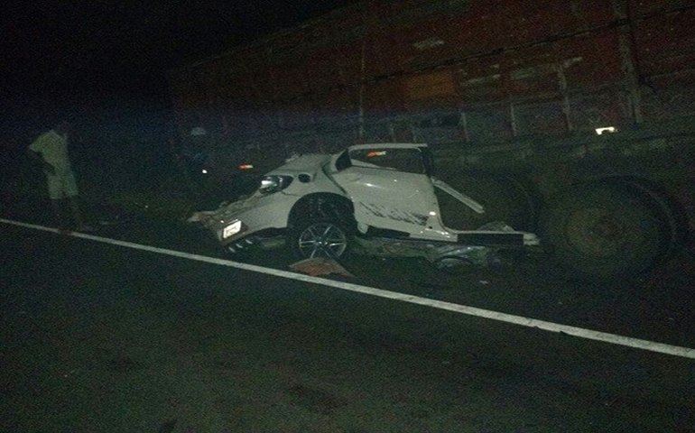 Acidente entre carro e caminhão deixa um morto na BR-316, em Maribondo