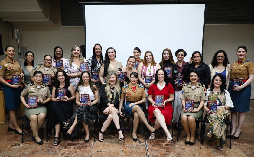 Livro “Mulheres na Segurança Pública” foi lançado pela Bienal do Livro