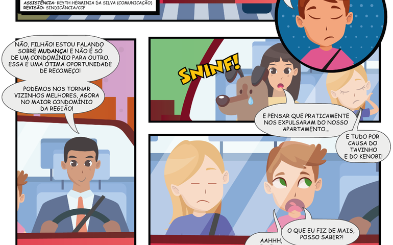 Condomínio em Boa Viagem (PE) lança HQ institucional com bom humor e cultura pop