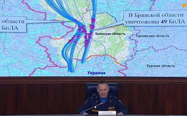 Briefing militar detalha ataque frustrado à residência de Putin