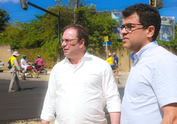 Prefeito Luciano acompanha obras de ampliação da Marginal do Piauí