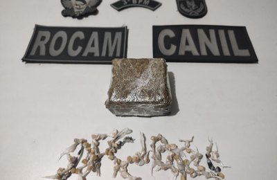 PM apreende maconha e crack durante operação em Arapiraca