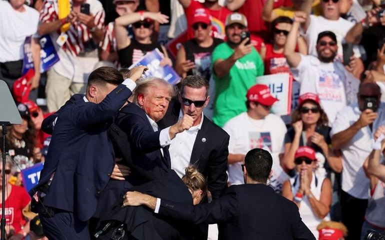 Infográfico mostra o passo a passo do atentado contra Donald Trump em comício eleitoral na Pensilvânia