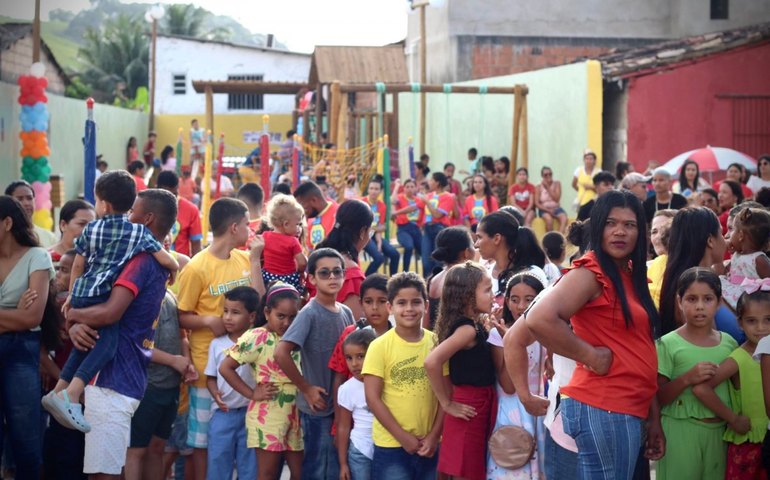 Festa das crianças promovida pela Semas leva diversão para mais mil pequeninos em Jundiá