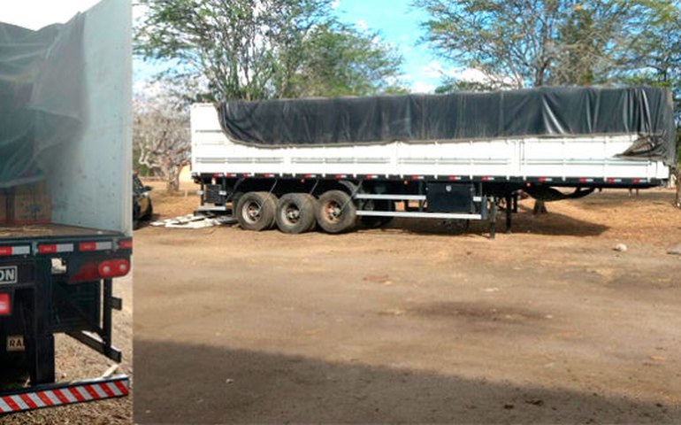 Polícia Civil recupera em PE carga e carreta roubadas em AL