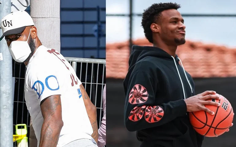 Filho de LeBron James é visto em público pela primeira vez após parada cardíaca; vídeo