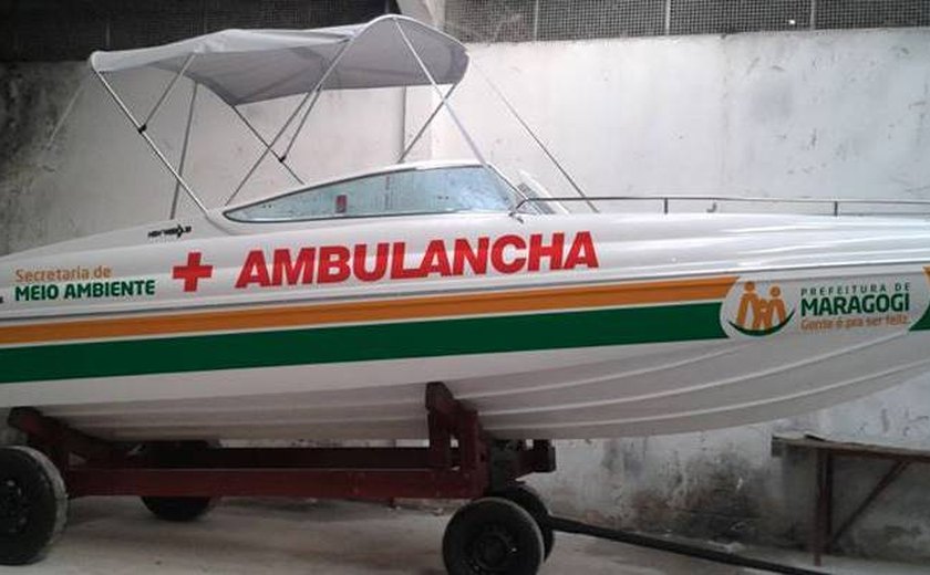Prefeitura de Maragogi adquire &#8216;ambulancha&#8217;