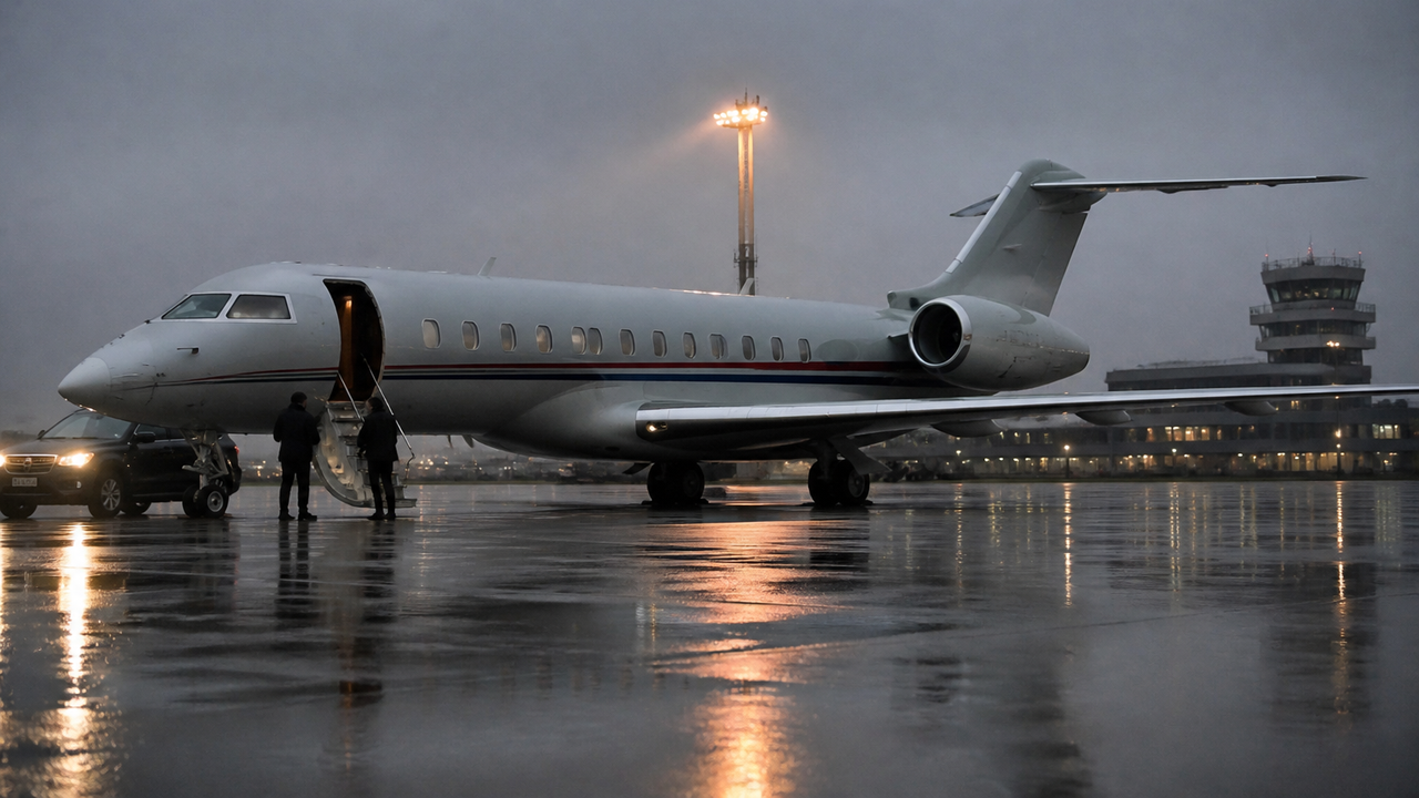 Avião transportando Witkoff e Kushner aterrissa em Moscou