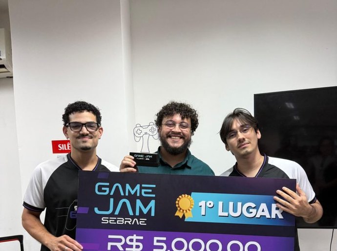 Estudante do Cesmac integra equipe vencedora da primeira Game Jam promovida pelo Sebrae Alagoas