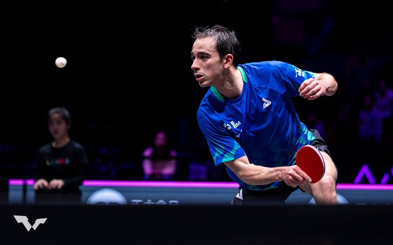 Hugo Calderano avança para as quartas de final da Copa do Mundo