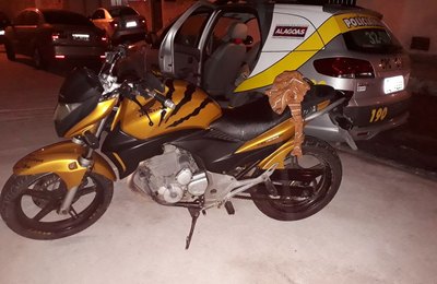 BPTran recupera moto roubada que estava sendo usada em delitos na capital