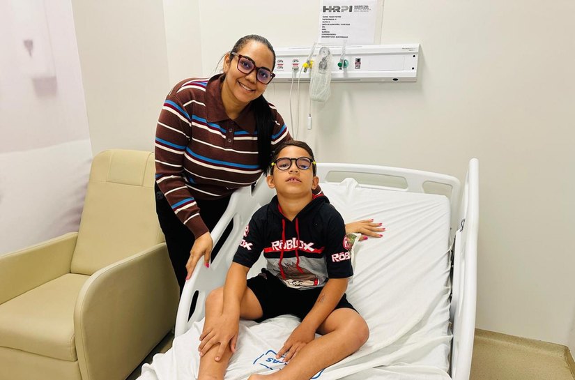 Mutirão de Cirurgias Bucomaxilofacial no HRPI muda vida de criança de 6 anos