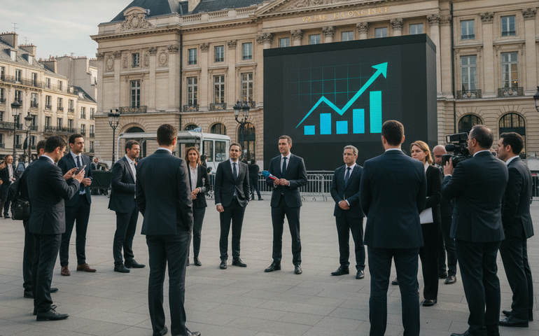 PIB da França cresce 0,2% no quarto trimestre de 2025, confirma Insee