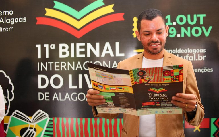 Governo de Alagoas e Ufal anunciam programação da 11ª Bienal Internacional do Livro