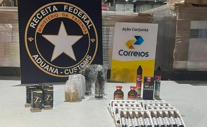 Receita Federal faz apreensão de produtos ilícitos enviados à Maceió pelos serviços dos Correios