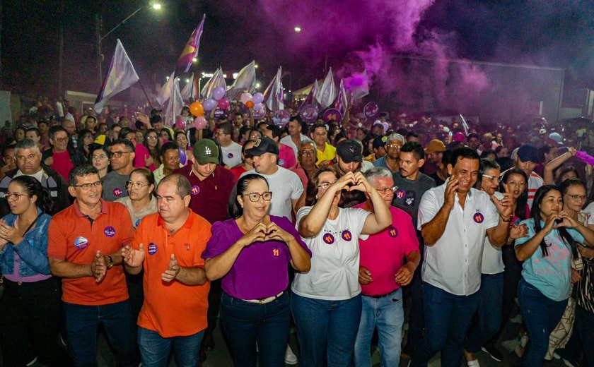 Edilza e Jadielson colocam mais de 8 mil pessoas em arrastão histórico em Lagoa da Canoa