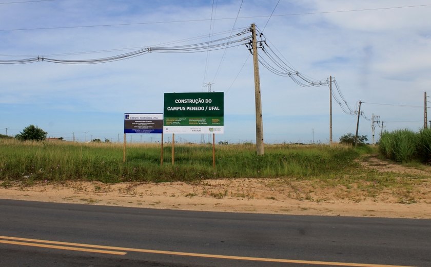 Com apoio da Prefeitura de Penedo, campus da Ufal começa a ser construído