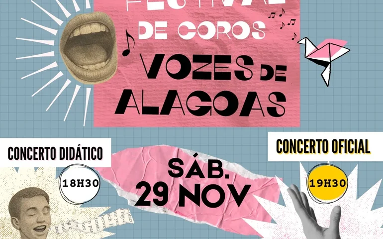 Maceió e Porto Calvo recebem o primeiro Festival de Coros Vozes de Alagoas