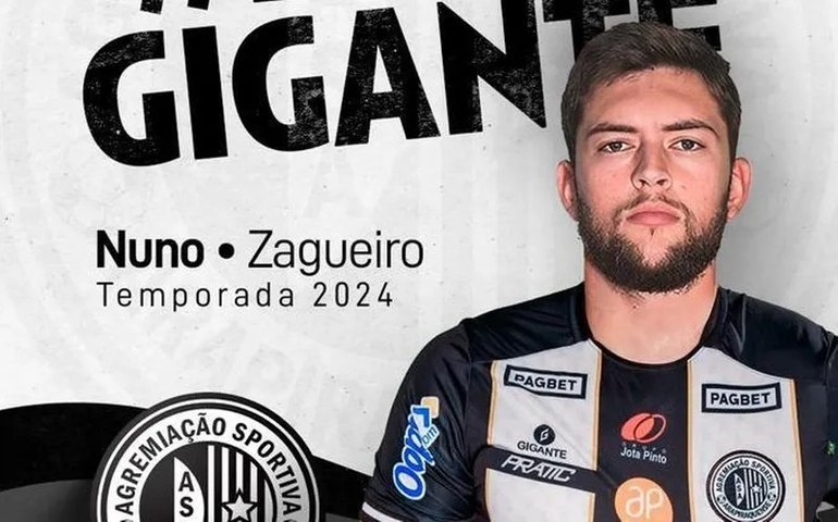 ASA anuncia contratação do zagueiro Nuno, ex-Boa Esporte-MG