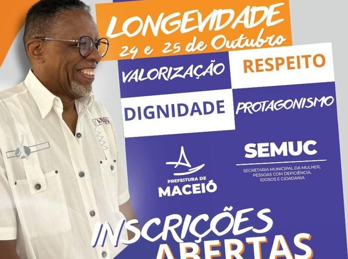 Prefeitura de Maceió abre inscrições para a Primeira Feira da Longevidade