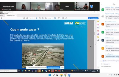 AMA e Caixa reúnem municípios para orientar sobre liberação do FGTS