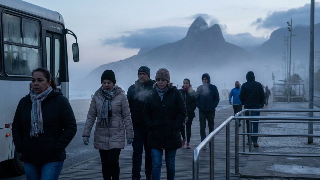 Rio pode ter madrugada mais fria do ano neste sábado