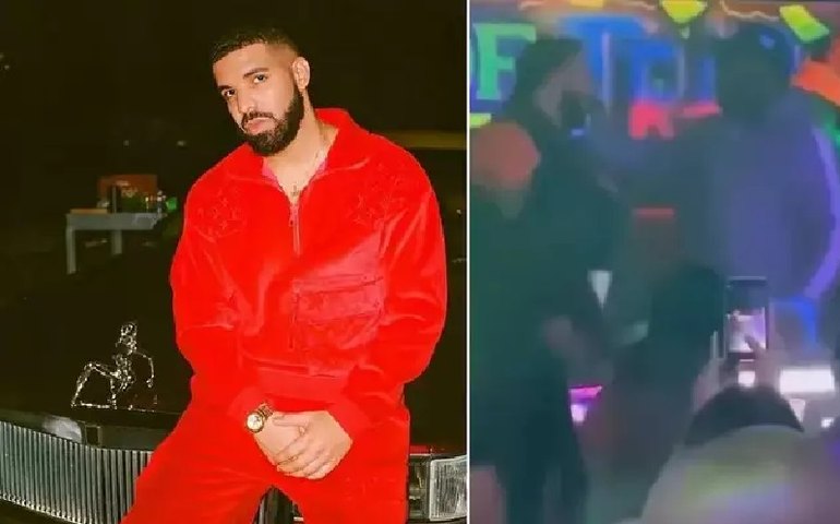 Horas antes de cancelar show no Lollapalooza Brasil, Drake foi visto em balada nos EUA