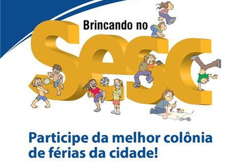 Sesc abre inscrições para colônia de férias na unidade de Guaxuma em janeiro