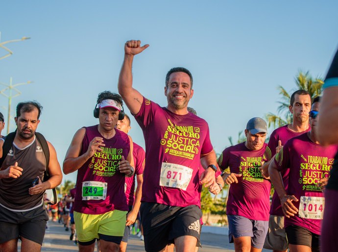 Governador Paulo Dantas participa da 7ª Edição da Corrida Trabalho Seguro do TRT-19