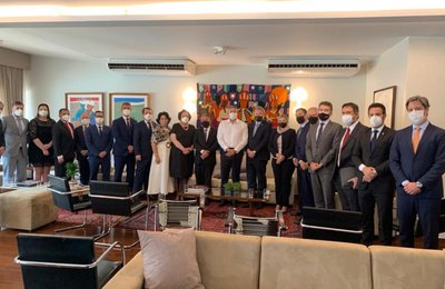 Presidente da Câmara dos Deputados recebe Conselho Nacional e outras representatividades do MP
