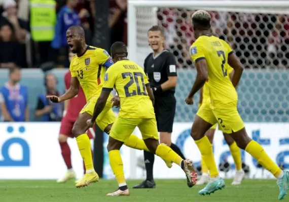 Equador começa bem e vence por 2 x 0 sobre Catar