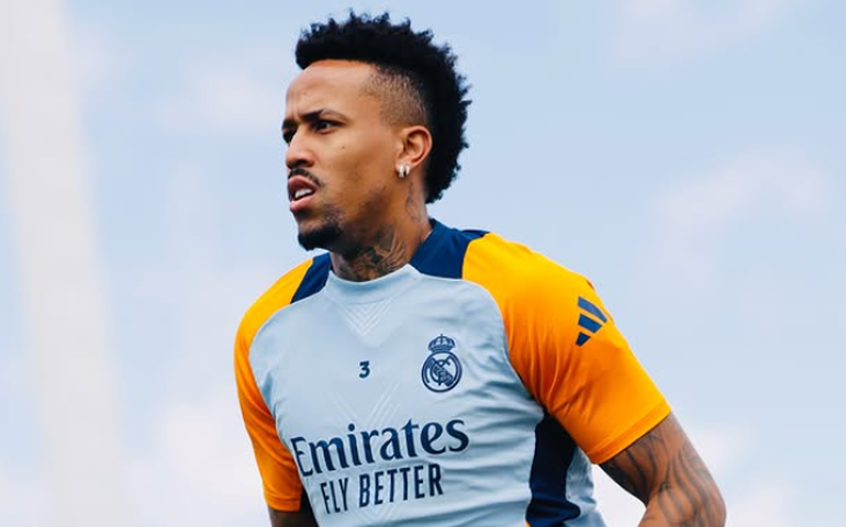 Éder Militão marca golaço de antes do meio de-campo em jogo-treino do Real Madrid