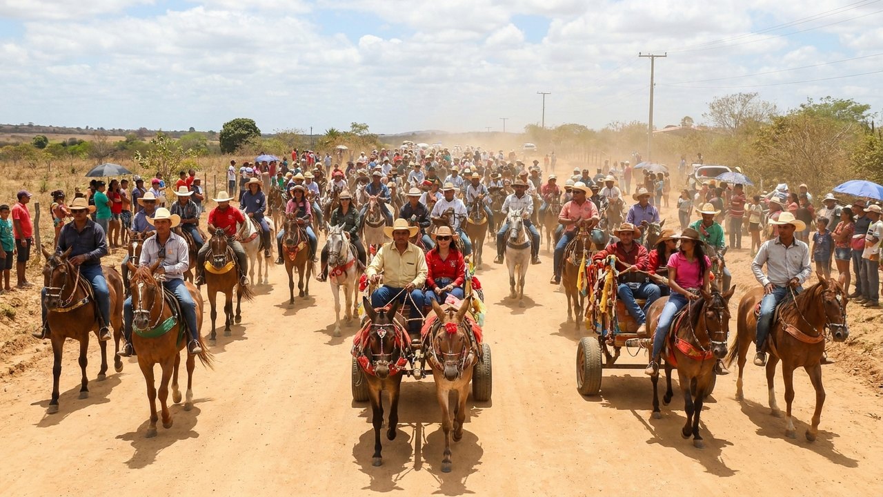 Lagoa da Canoa celebra 22ª edição da Cavalgada de Cícero Romão com programação cultural e shows