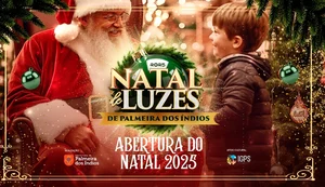 Luzes de Natal transformam Palmeira dos Índios e dão início às celebrações de fim de ano