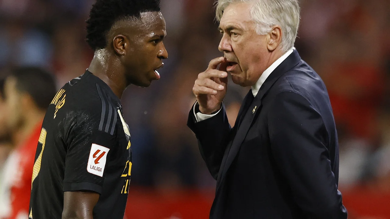 Vinicius Jr. está de volta à melhor forma, diz técnico do Real Madrid