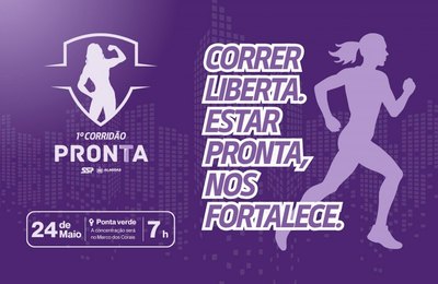 Segurança Pública promove 1º Corridão do Pronta na orla de Maceió, no próximo domingo