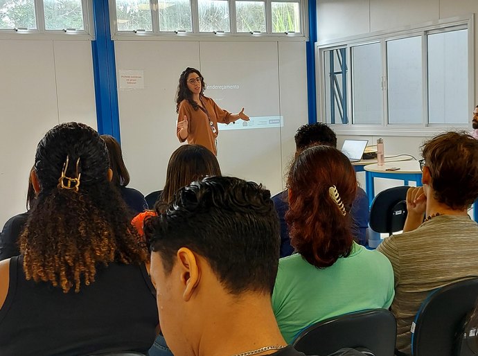 Técnicos da Setrand fazem palestra sobre programa Endereçamento Postal
