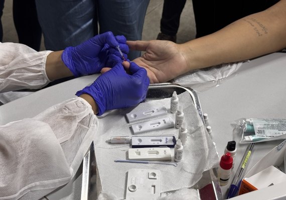 Saúde leva testagem rápida e orientação à população na Feira Agrária nesta sexta-feira(5)