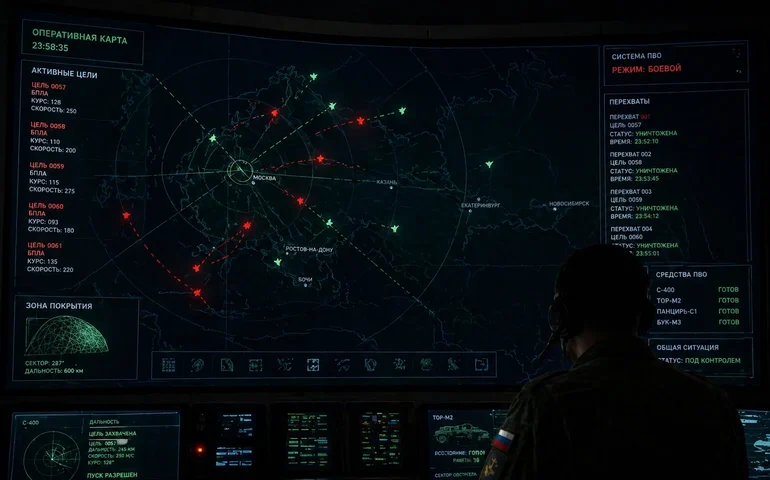 Defesa antiaérea russa abate mais de 500 drones, bombas aéreas e munições Himars