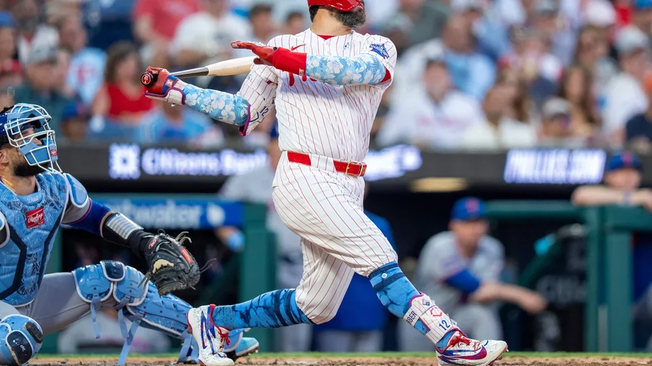 Kyle Schwarber, do Philadelphia Phillies, time da casa, será o primeiro rebatedor da Liga Nacional no Jogo das Estrelas.