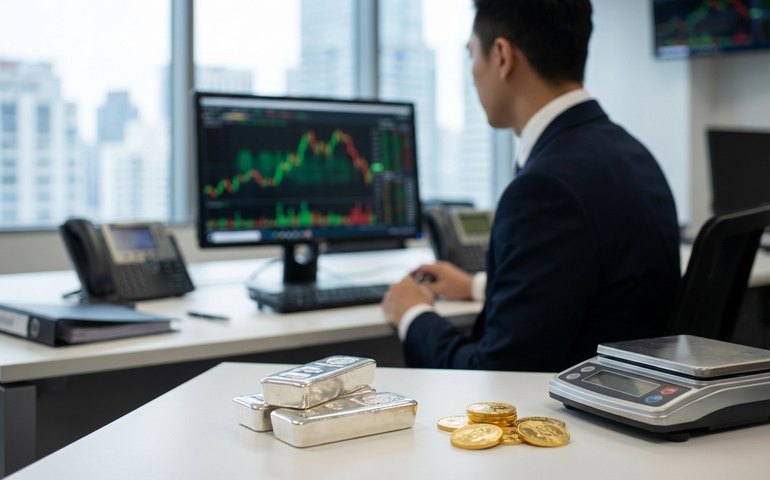 Ouro sobe 2% e prata dispara quase 6% com dólar em baixa e busca por proteção