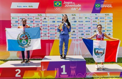 Estudantes da rede pública conquistam duas medalhas no atletismo nos Jogos da Juventude