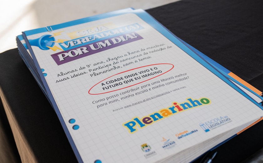 Escola Municipal Tradutor João Sampaio é palco de lançamento do Programa Plenarinho