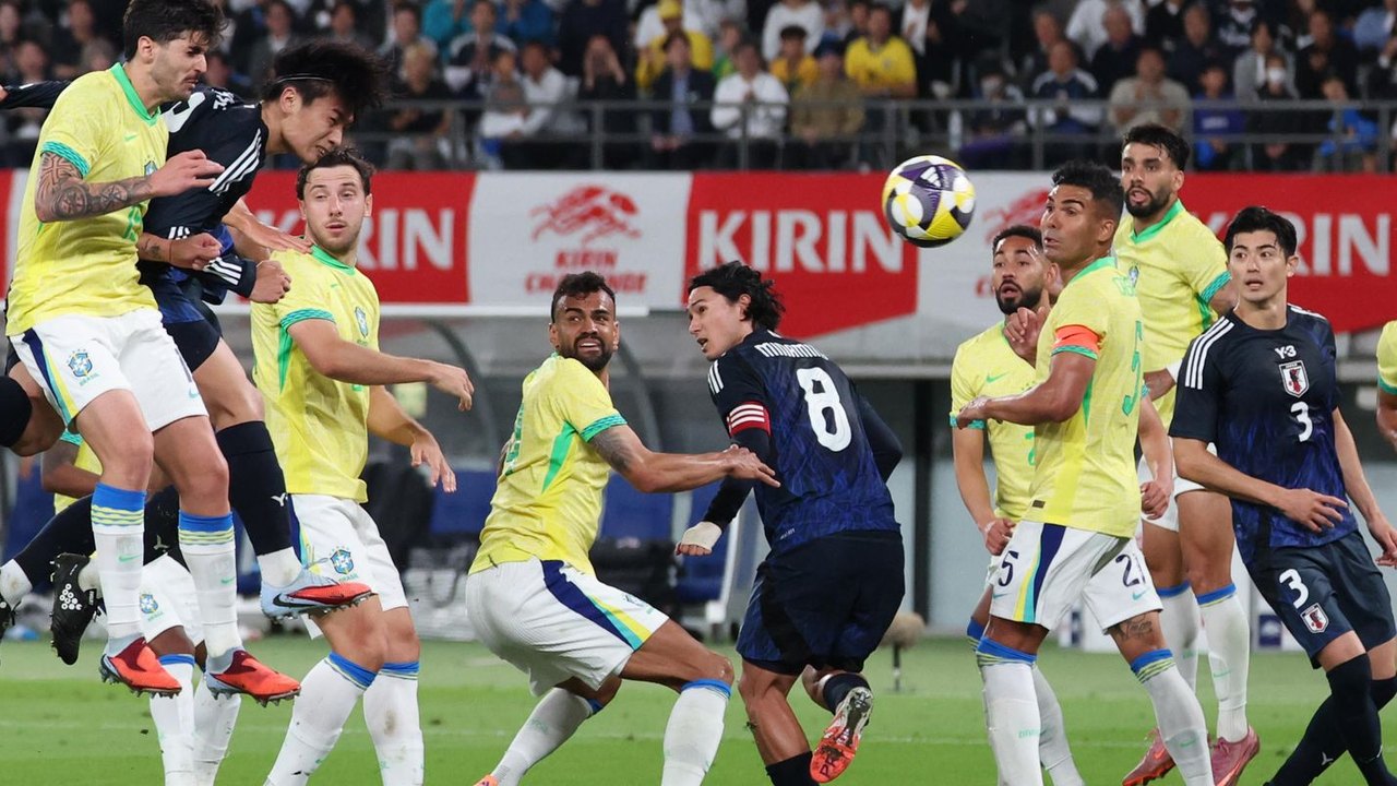 Contra o Japão, seleção brasileira abre 2 a 0 e leva virada pela primeira vez na história