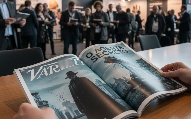 'O Agente Secreto' estampa capa da Variety durante o Festival de Berlim