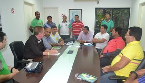 Reunião reuniu representantes da TV Atalaia e do Futsal Sergipano /  Fotos: Miza Tâmara